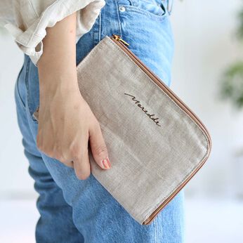 フェリシモMama | 仕分け上手 軽い スリム 母子手帳ケース 〈ベージュ〉