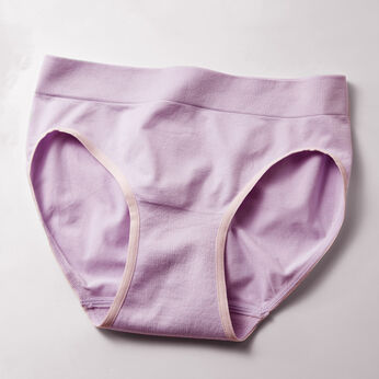 フェリシモMama | マタニティ・産後　成型編み授乳ショーツ〈パープル