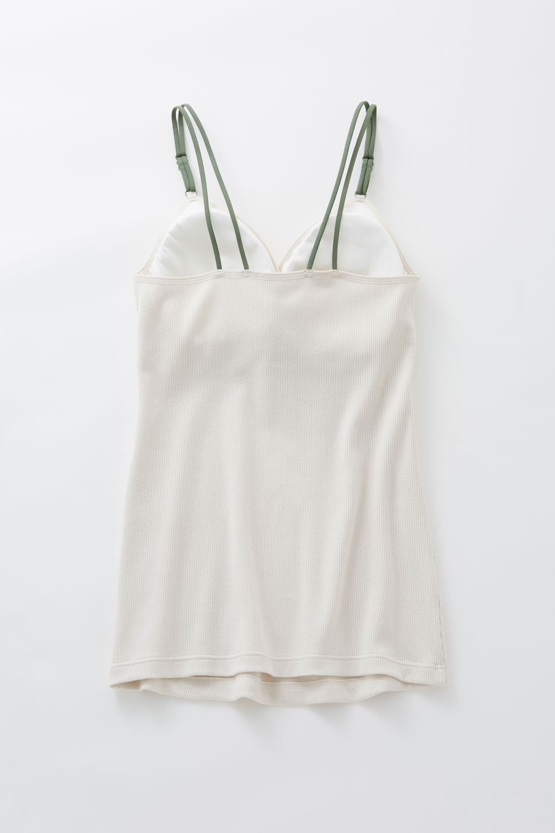 FELISSIMO Mama|［Mama select］産前・産後使える　ストラップが伸びて授乳しやすい　カップ付きカシュクール授乳ブラキャミソール〈オレンジ〉|※写真は別色です。