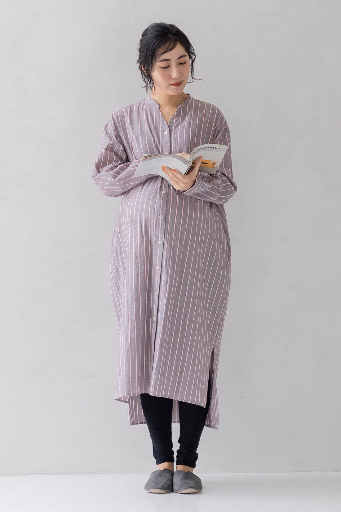 FELISSIMO Mama|Moredde　マタニティ・産後使える　ホールガーメントⓇで心地いい綿混レギンス