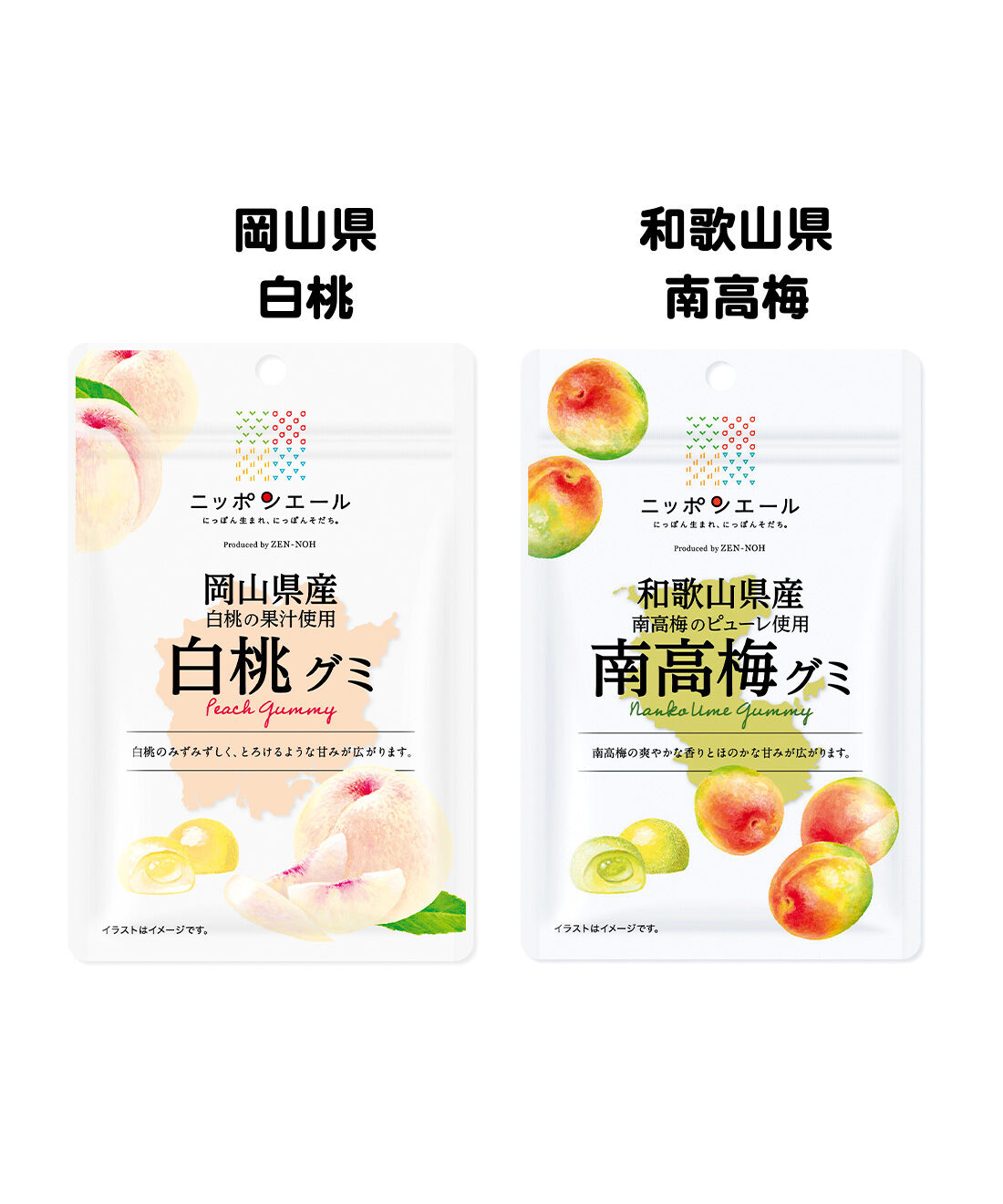 純農|純農 果物のおいしさをぎゅっ ニッポンエール 国産果物のグミアソートの会（6回予約）