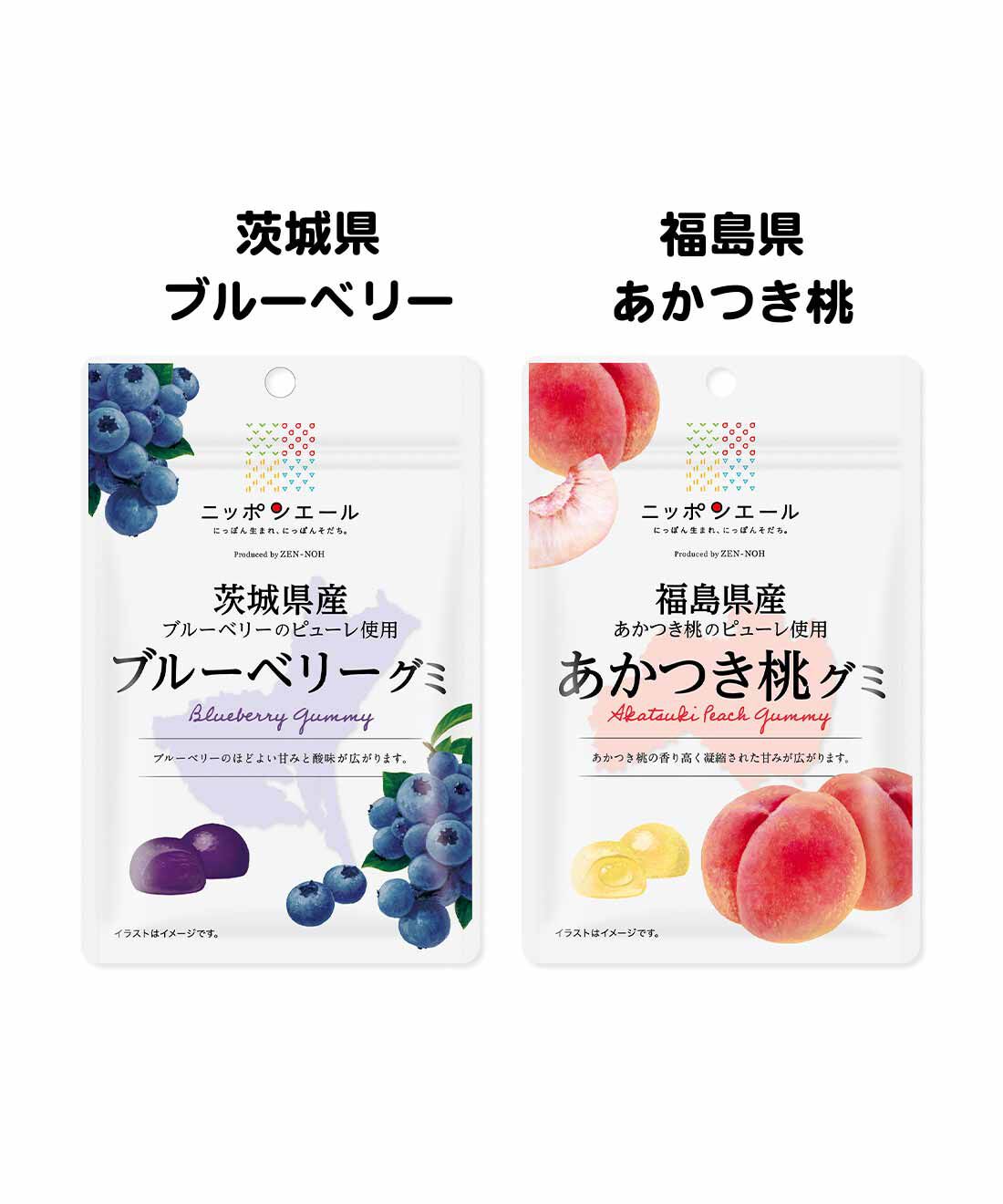 純農|純農 果物のおいしさをぎゅっ ニッポンエール 国産果物のグミアソートの会（6回予約）