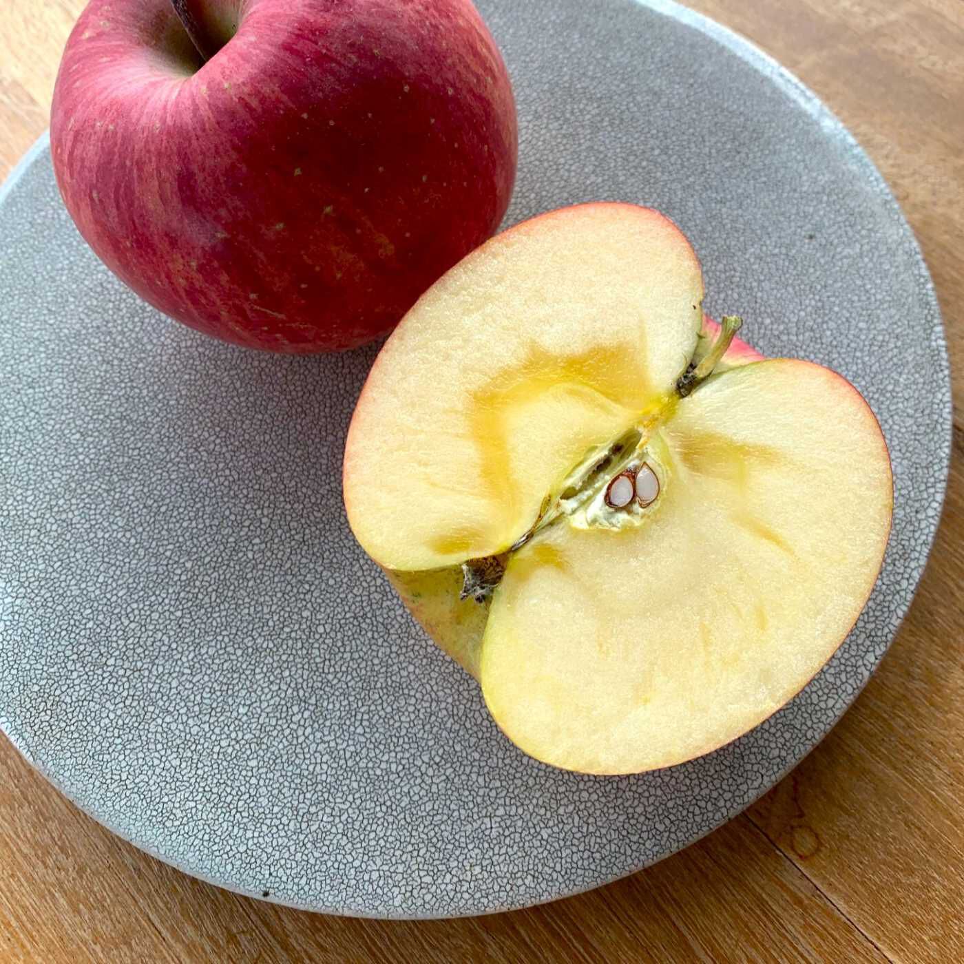 Natucul Chou Club|長野県産【ご家庭用】ふじ5キロ皮ごと食べられるりんご|蜜入りのものが多くシャキシャキした食感も魅力。リンゴの中で人気No.1ともいわれる品種「ふじ」。