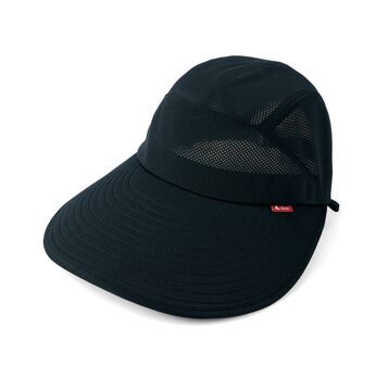 L'AMIPLUS | Ｌ＋頭部オールメッシュつば広キャップ〈ＢＫ〉