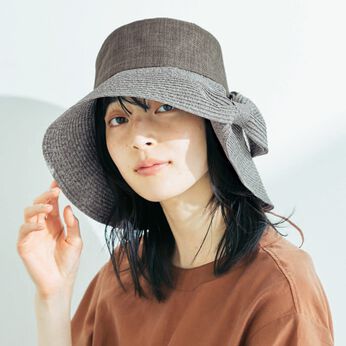 L'AMIPLUS | Ｌ＋前後を使い分けできる切り替えＵＶハット