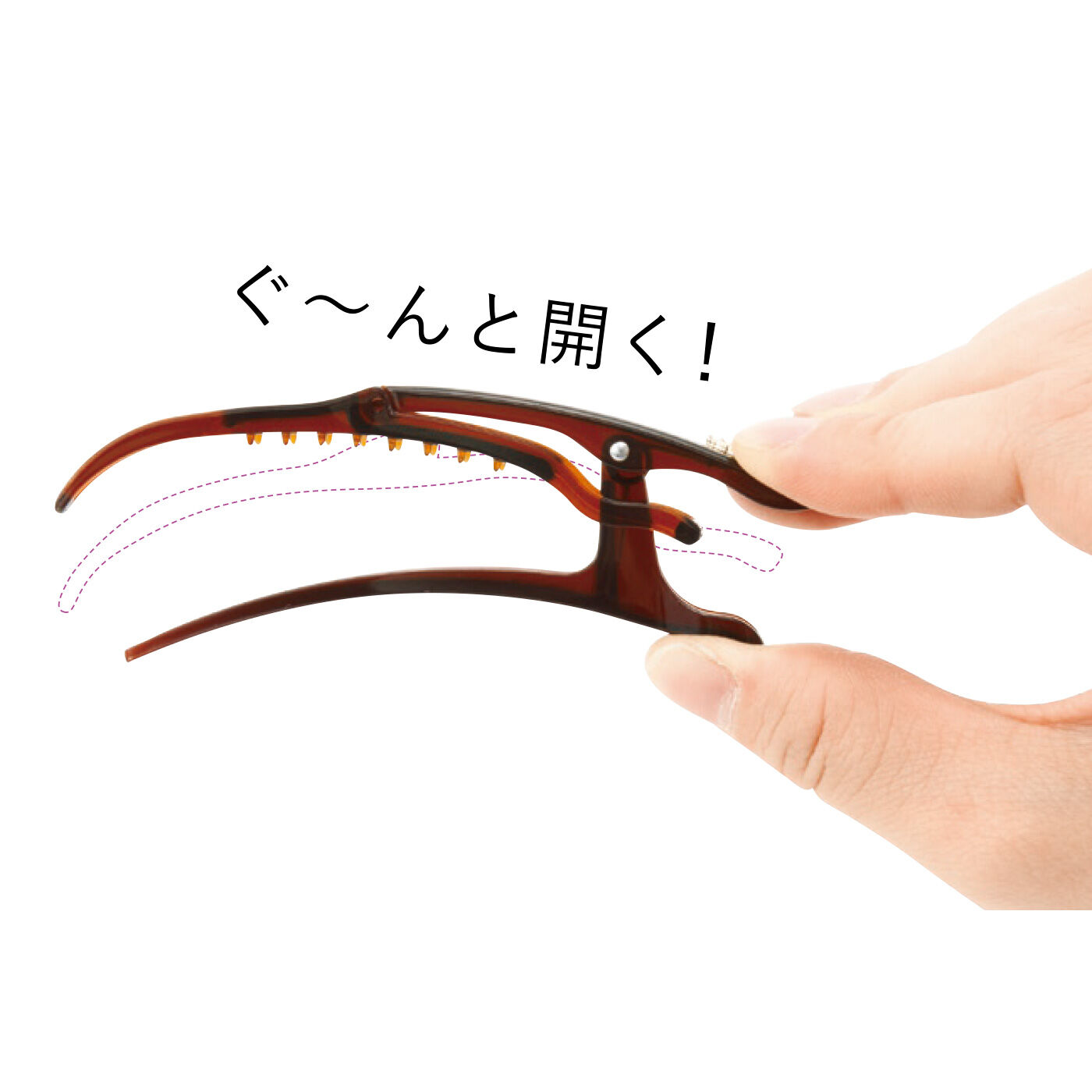 L'AMIPLUS［ラミプリュス］|ラミプリュス　サッとまとめてどんな髪もキャッチ！ 先端クロスで逃がさない ヘアクリップ〈ミニ〉の会