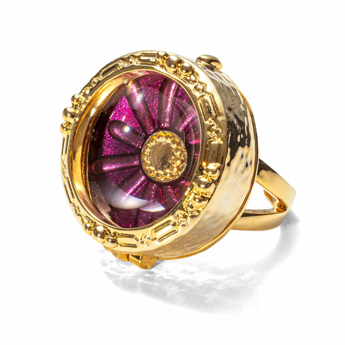 MonthlyBOX|ラミプリュス 艶（つや）めき美しい透明感が手もとに華を添える ルーペリングの会|〈アメシストパープル〉