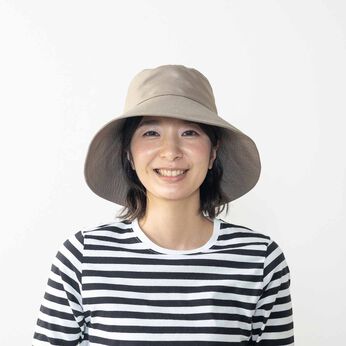 L'AMIPLUS | つばの前後差がポイント 360度UVカットハット