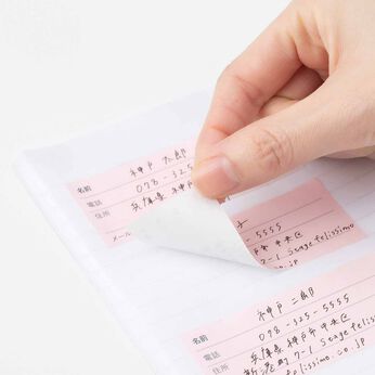 L'AMIPLUS | 貼ってはがせる 情報整理整とんシール
