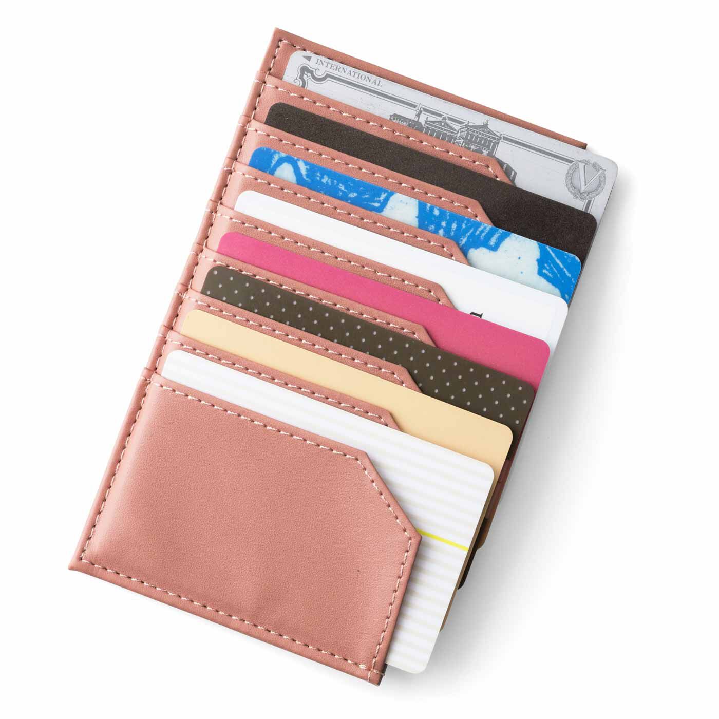 ラミプリュス|ラミプリュス　身のこなしスマート ブロッサムカラーのクロスボディーウォレット|【取り外せるカードケース】　よく使うカードをまとめて、お財布やバッグにそのままイン。