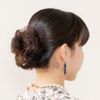L'AMIPLUS［ラミプリュス］ | シュシュウィッグ 〈ナチュラルブラック〉