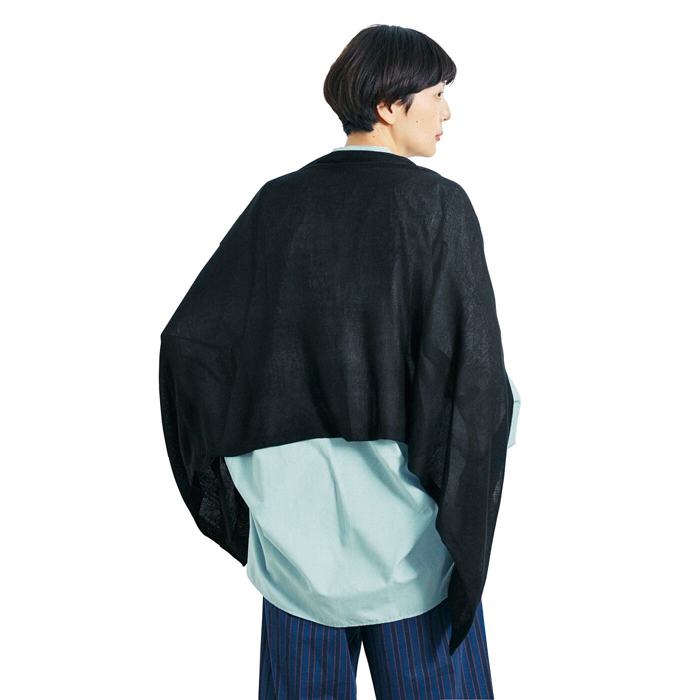 L'AMIPLUS［ラミプリュス］|ラミプリュス　はおって巻いて コンパクトにたためる　さらっと涼やかUVケープストールの会