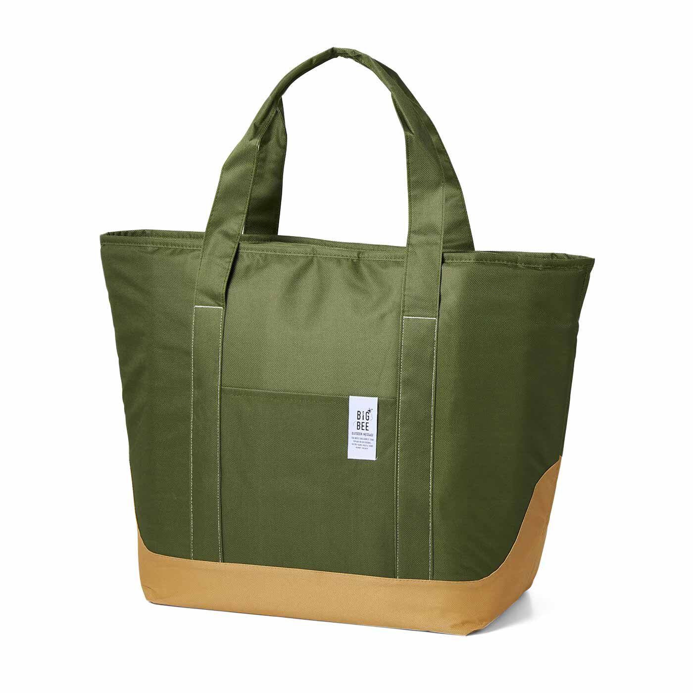 L'AMIPLUS［ラミプリュス］|ラミプリュス 買い出しやレジャーで大活躍 大容量がうれしい保冷トートバッグの会|〈オリーブグリーン〉