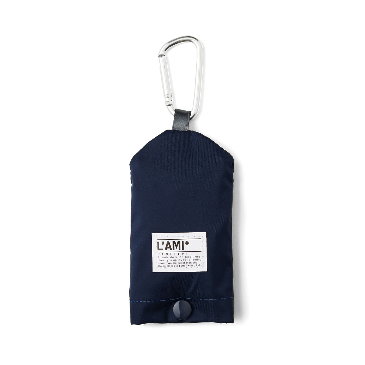 L'AMIPLUS|ラミプリュス　水分を吸収しながらスマートIN！　バッグの持ち手に掛けられる折りたたみ傘袋の会|〈ネイビー〉