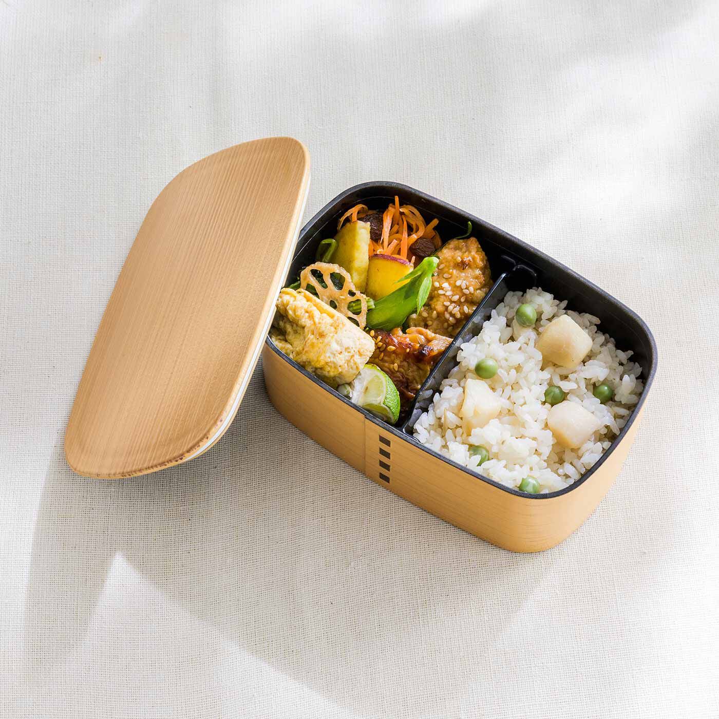 L'AMIPLUS［ラミプリュス］|ラミプリュス　趣深くて扱いやすい レンジ・食洗機対応のまげわっぱ風弁当箱700ml〈一段タイプ〉|いつものお弁当がワンランクアップ。