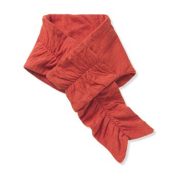 L'AMIPLUS | カイロを入れられるポケット付きコットン100%ミニマフラー