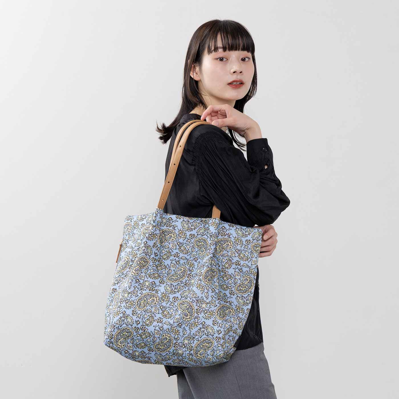 L'AMIPLUS［ラミプリュス］|ラミプリュス× MEDE19F 持ち手の長さが6段階調節できる 愛（め）でるオトナ柄トートバッグの会