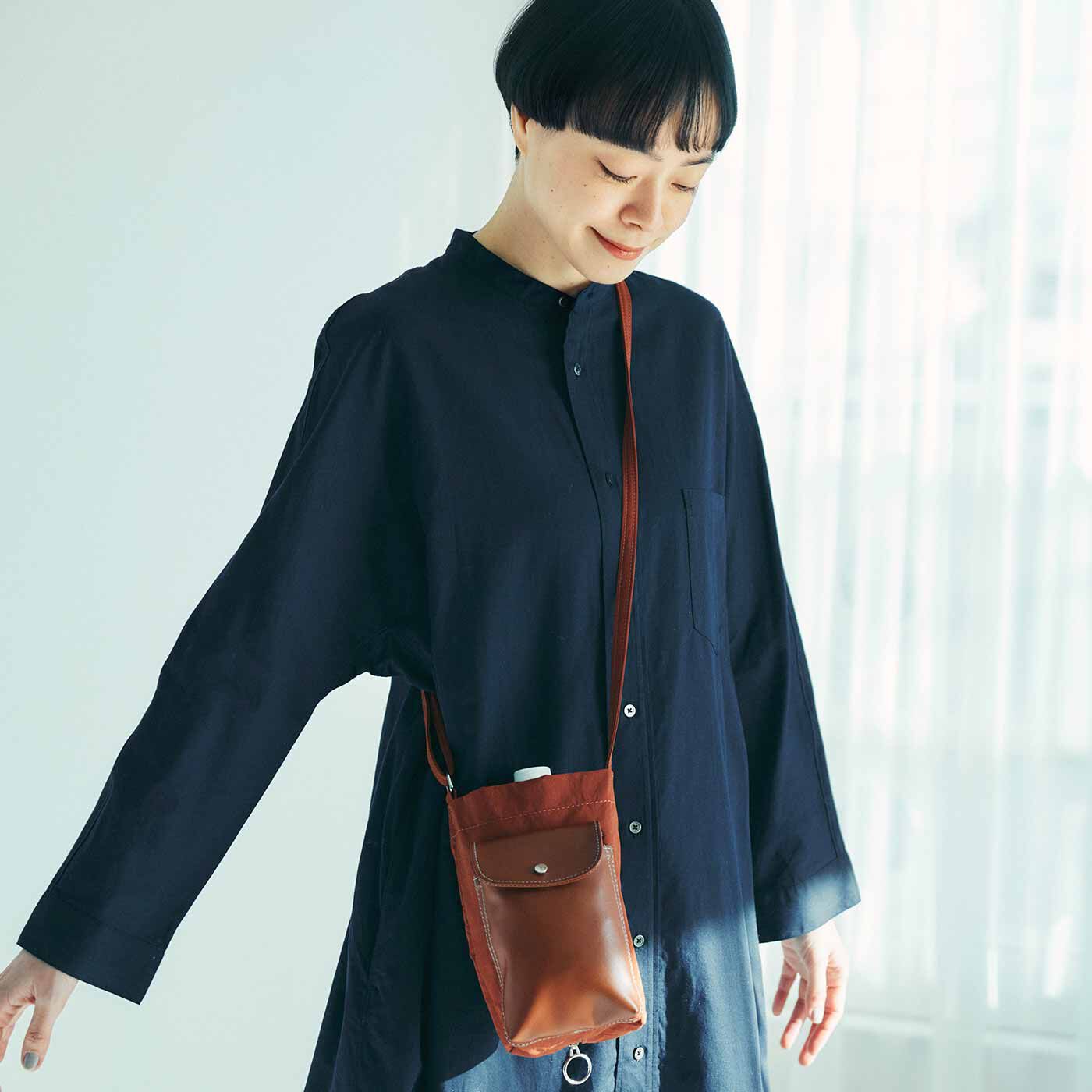 L'AMIPLUS［ラミプリュス］|ラミプリュス ペットボトルホルダーが出現 すっきり手ぶらなフラップ付きスマホポシェットの会