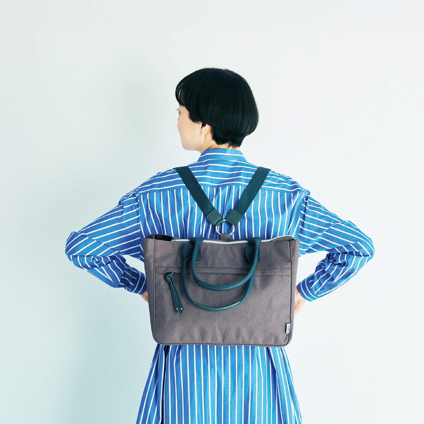 L'AMIPLUS［ラミプリュス］|ラミプリュス　荷物を仕切ってすっきり収納　Ｔトート〈撥水（はっすい）/リュック〉の会