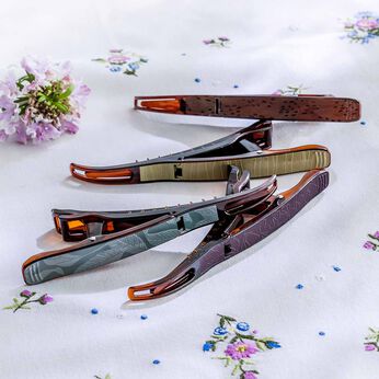 L'AMIPLUS | 先端クロスで 髪逃がさないヘアクリップ