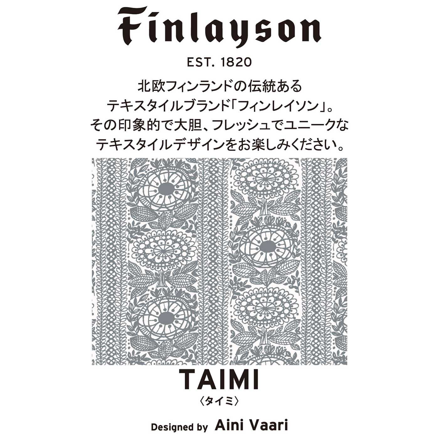 L'AMIPLUS|フィンレイソン×L''AMIPLUS　コインスルー長財布〈TAIMI〉
