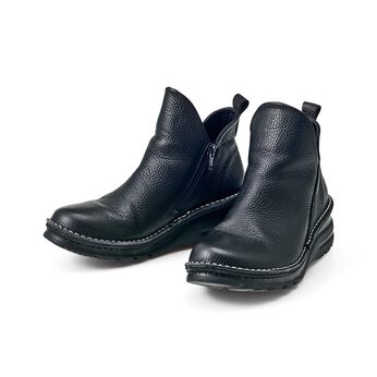 L'AMIPLUS | Ｌ＋Ａ．Ｓ．Ｗ本革ショートブーツＢＫ