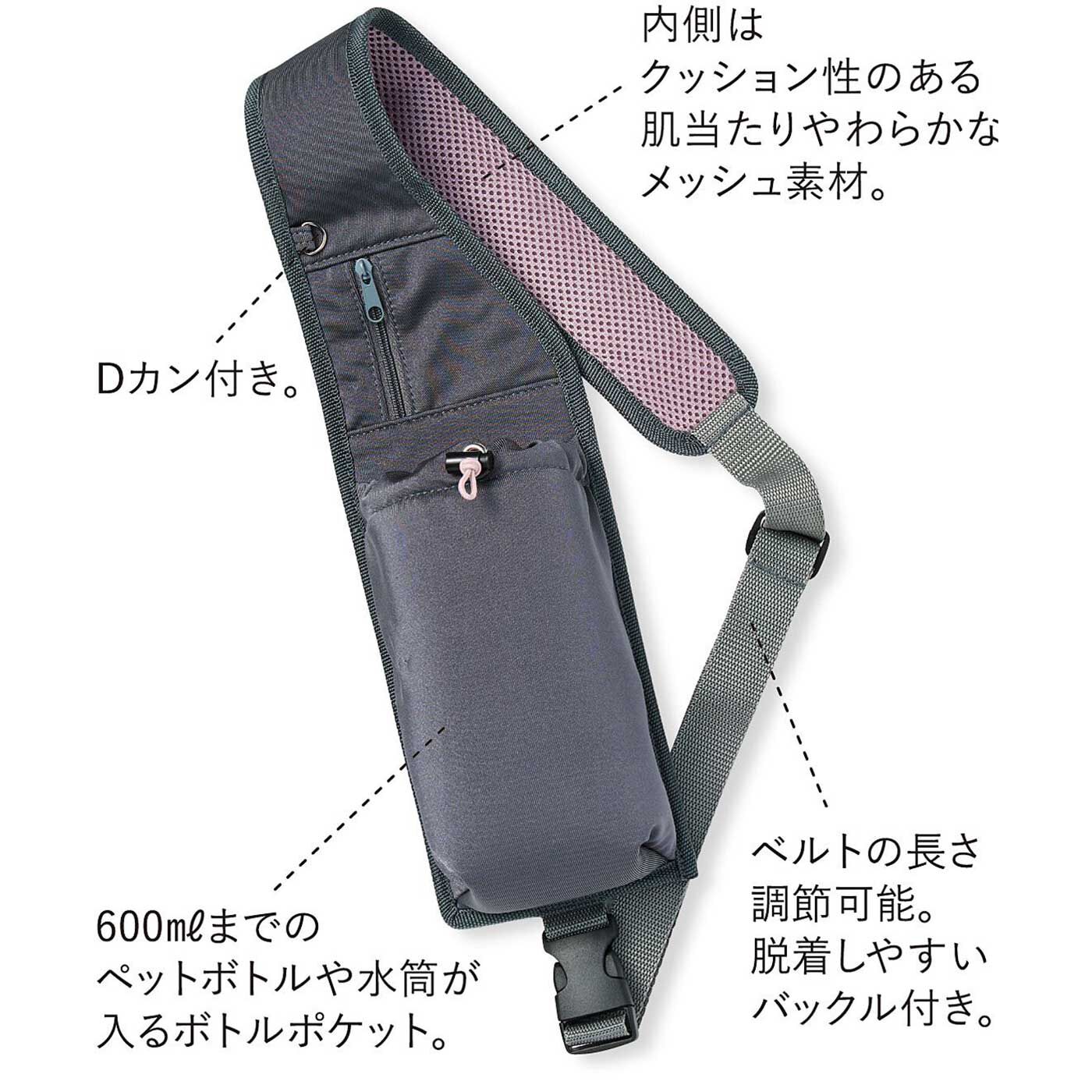 L'AMIPLUS|ラミプリュス　手ぶら感覚で散歩やランニングへ！　スマホも小銭も入る ペットボトルホルダーの会