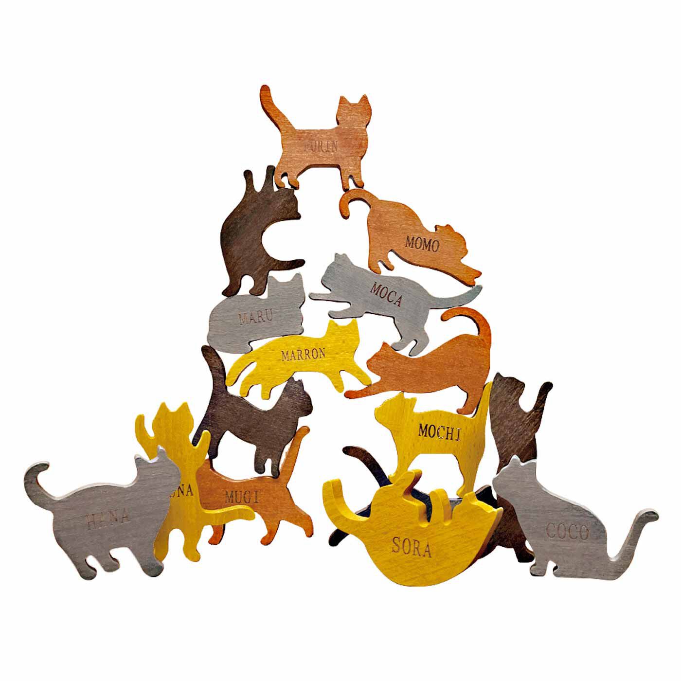 L'AMIPLUS|ラミプリュス　大人も子どもも夢中になれちゃう 飾れる脳トレ積み木の会|〈ネコ〉