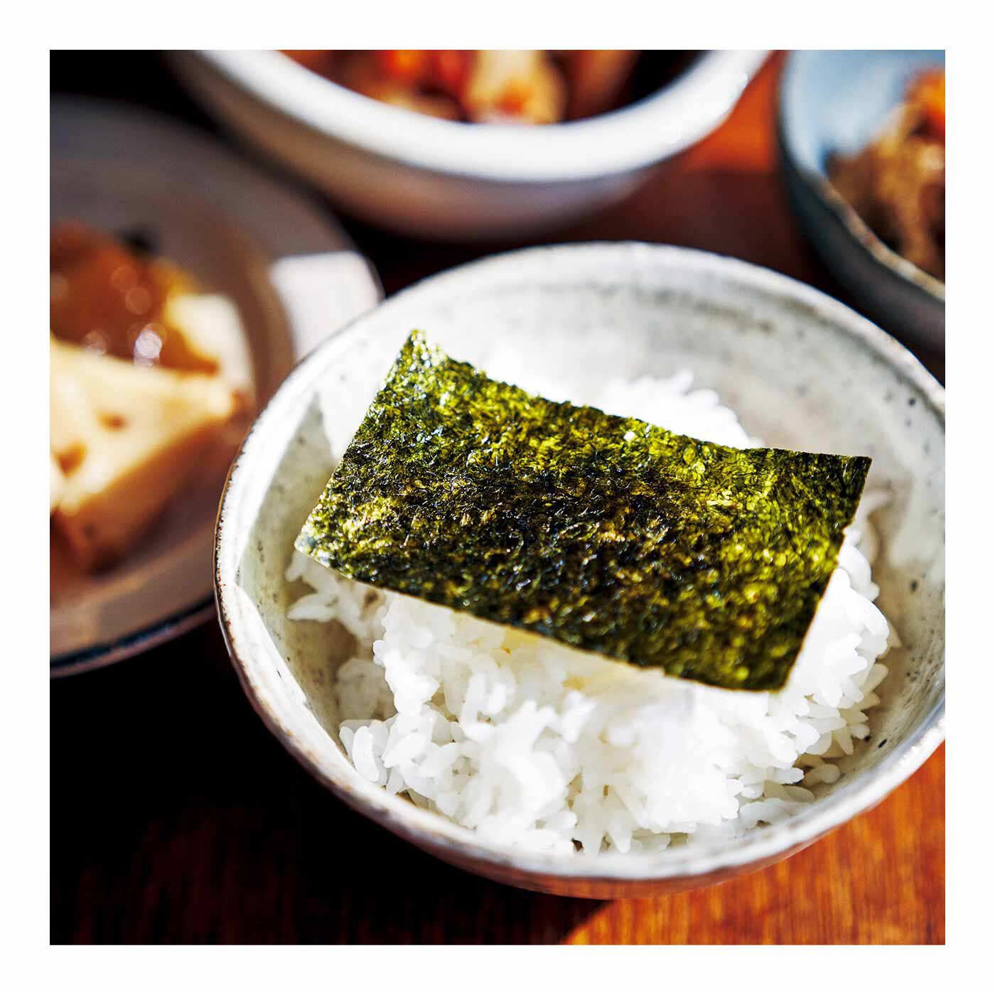 純農の特急便|特急便でお届け☆老舗の目利き  焼海苔・味海苔と梅海苔（計4個）