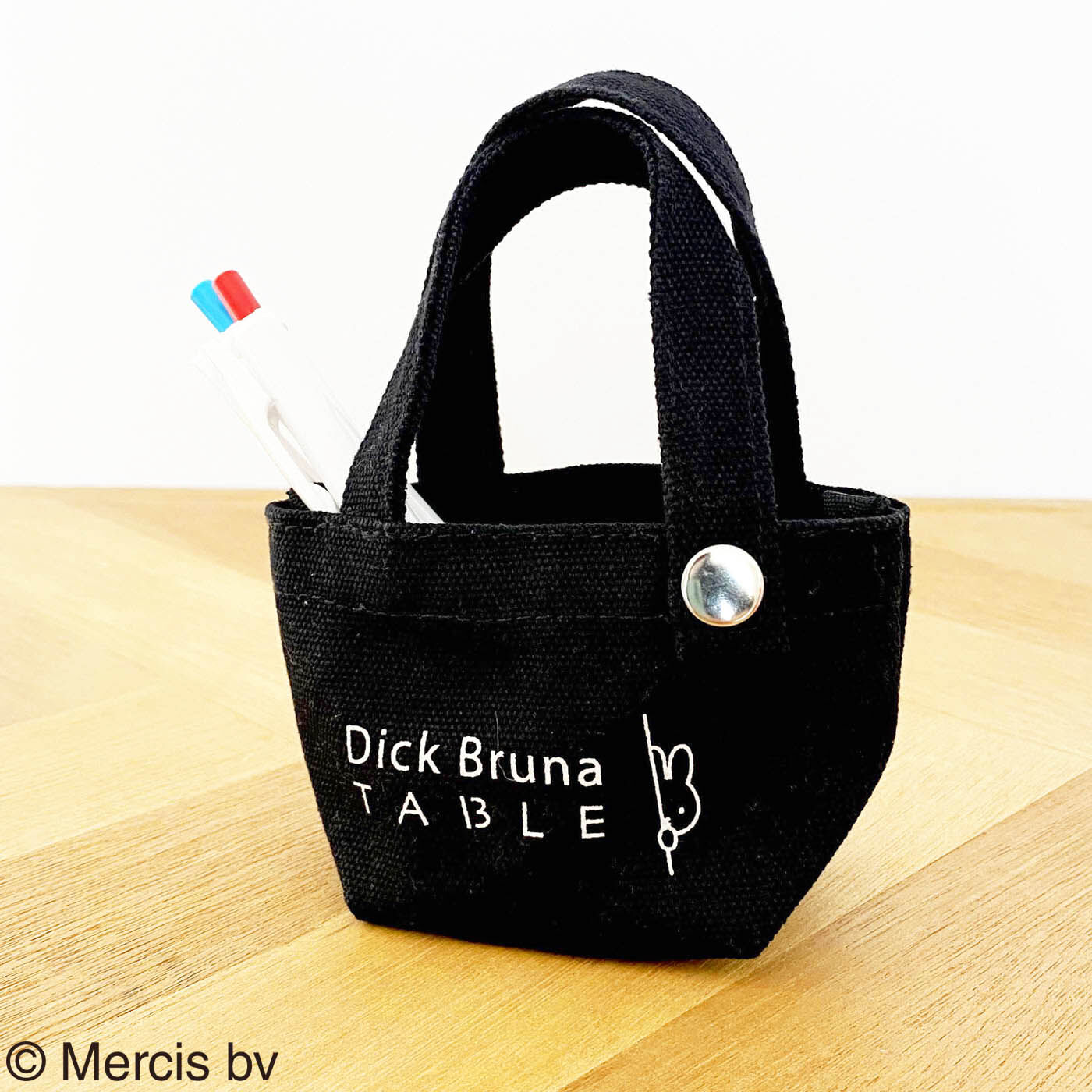 ディック・ブルーナ テーブル|Dick Bruna TABLE  プチトート 黒|人気のDick Bruna TABLEトートバッグをそのまま小さくした本格派
