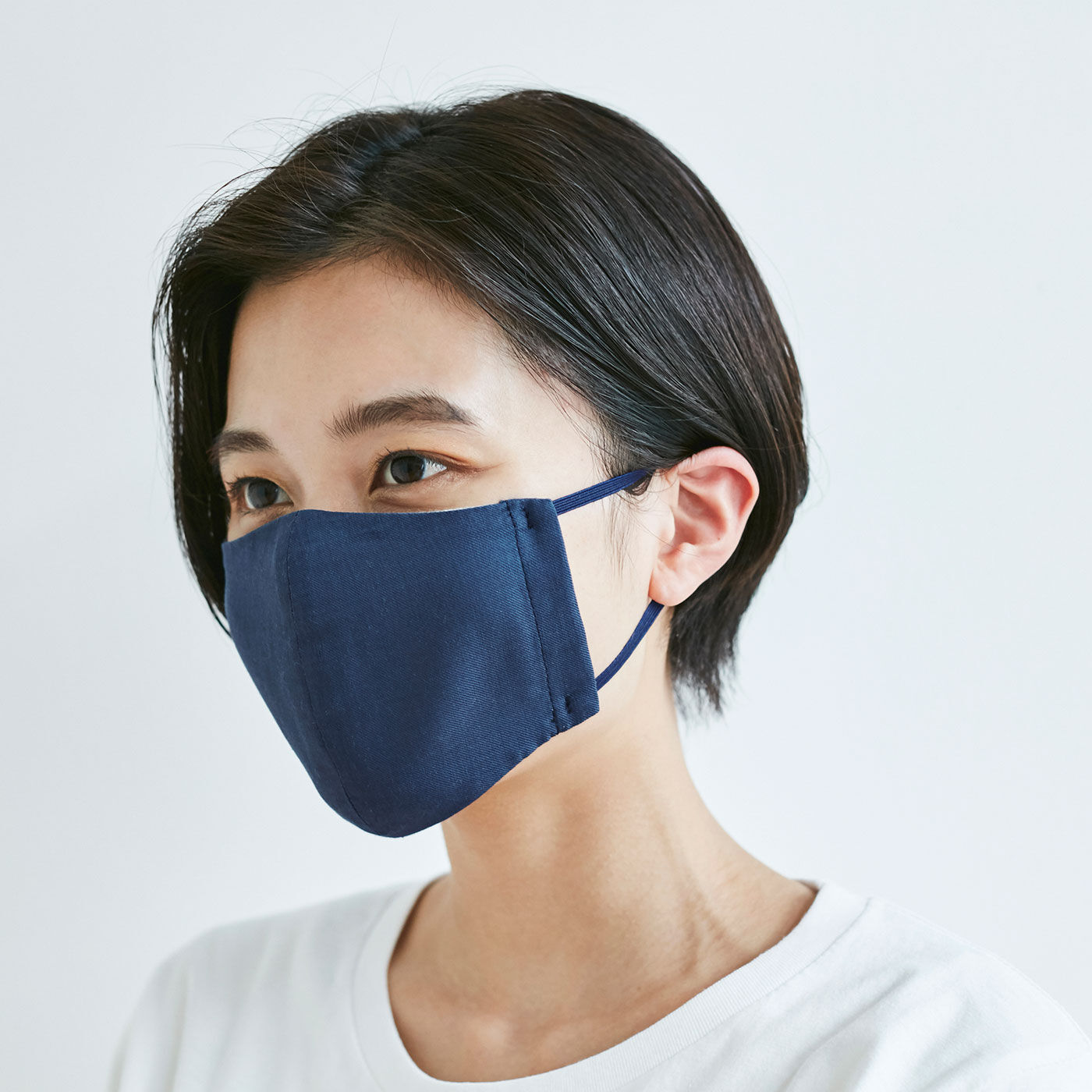 USEDo|綿100％で着け心地やさしい　 ユニセックスカラーの手づくりマスク