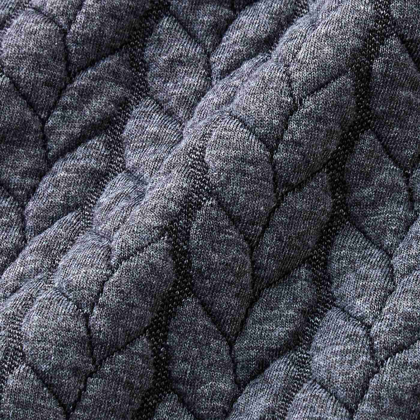 USEDo|ケーブル編みのニットみたいな腹巻き付き　編み柄スウェットパンツの会|ニットのような編み柄をジャカードで表現したカットソー素材。