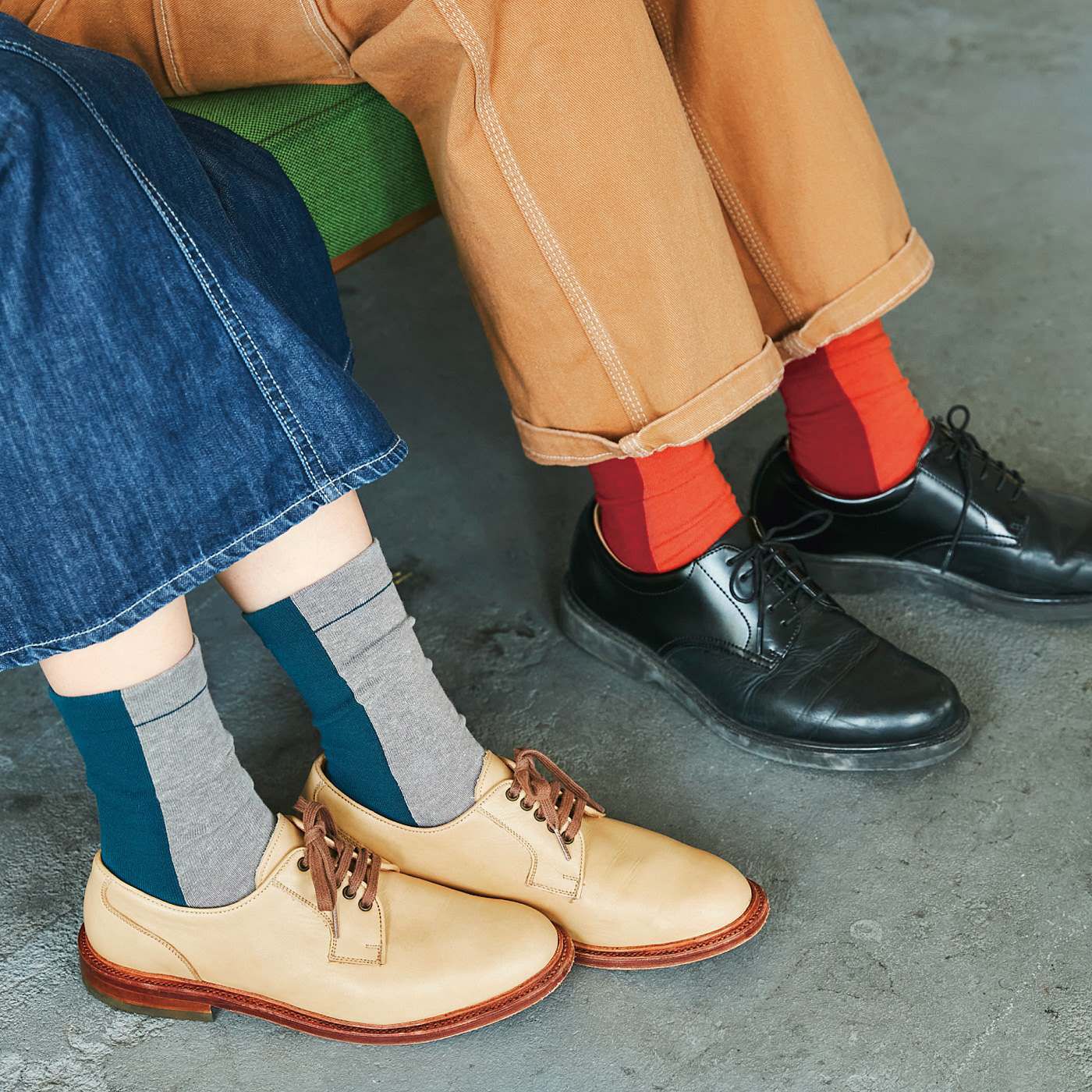USEDo|レトロカラーで足もとに差し色　抗菌防臭ユニセックス靴下の会