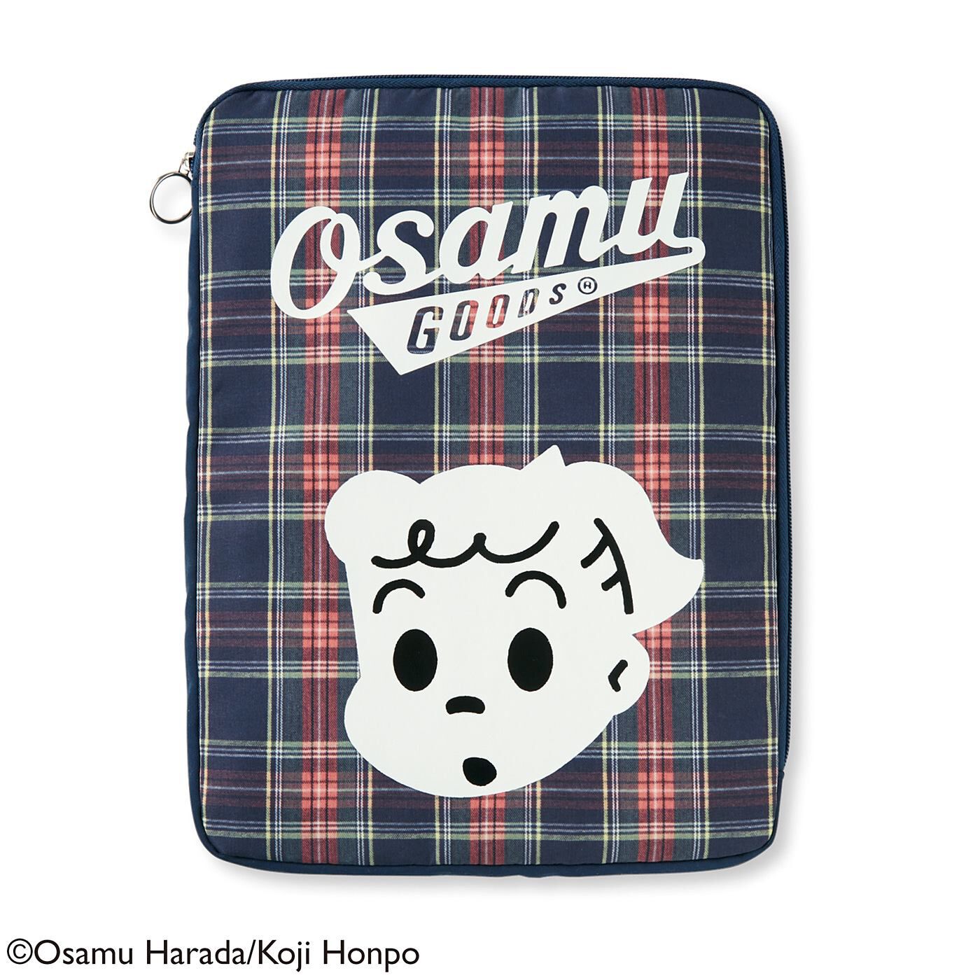 USEDo×OSAMU GOODS トラッドなタータンチェックのＡ４ファイルポーチの ...