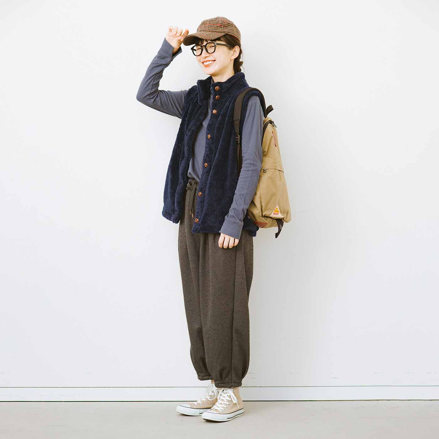 frauglatt|フラウグラット　首もとから腰まであったか♪ すっきりハイネックのふわほわ軽ボアベストの会