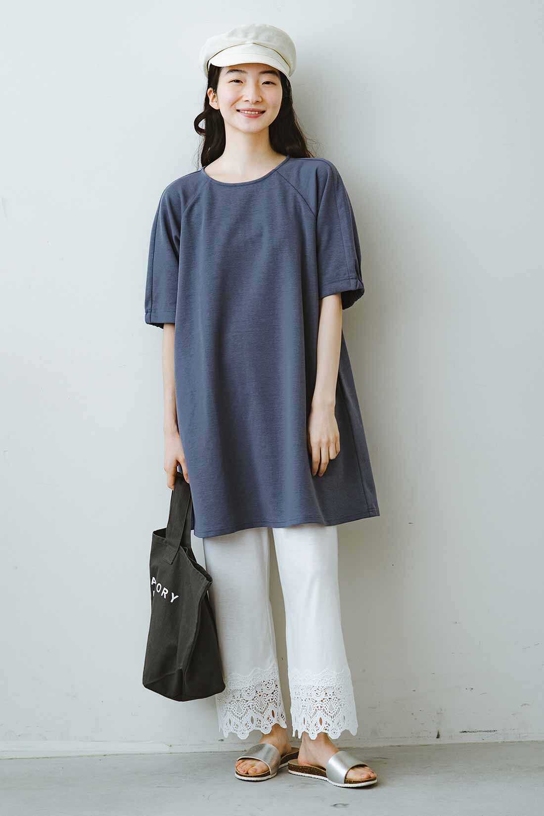 frauglatt［フラウグラット］|華やかレースが上品カットソーレギパンツのコーディネート