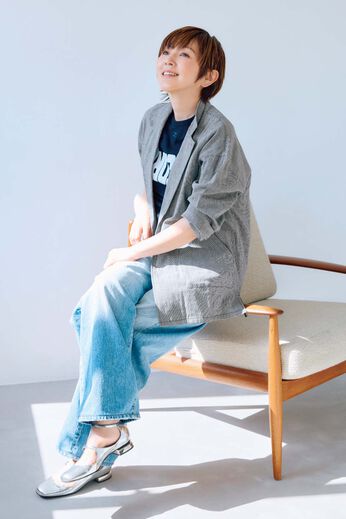 frauglatt | ｆｇ大人の女史会ジャケット〈千鳥格子〉