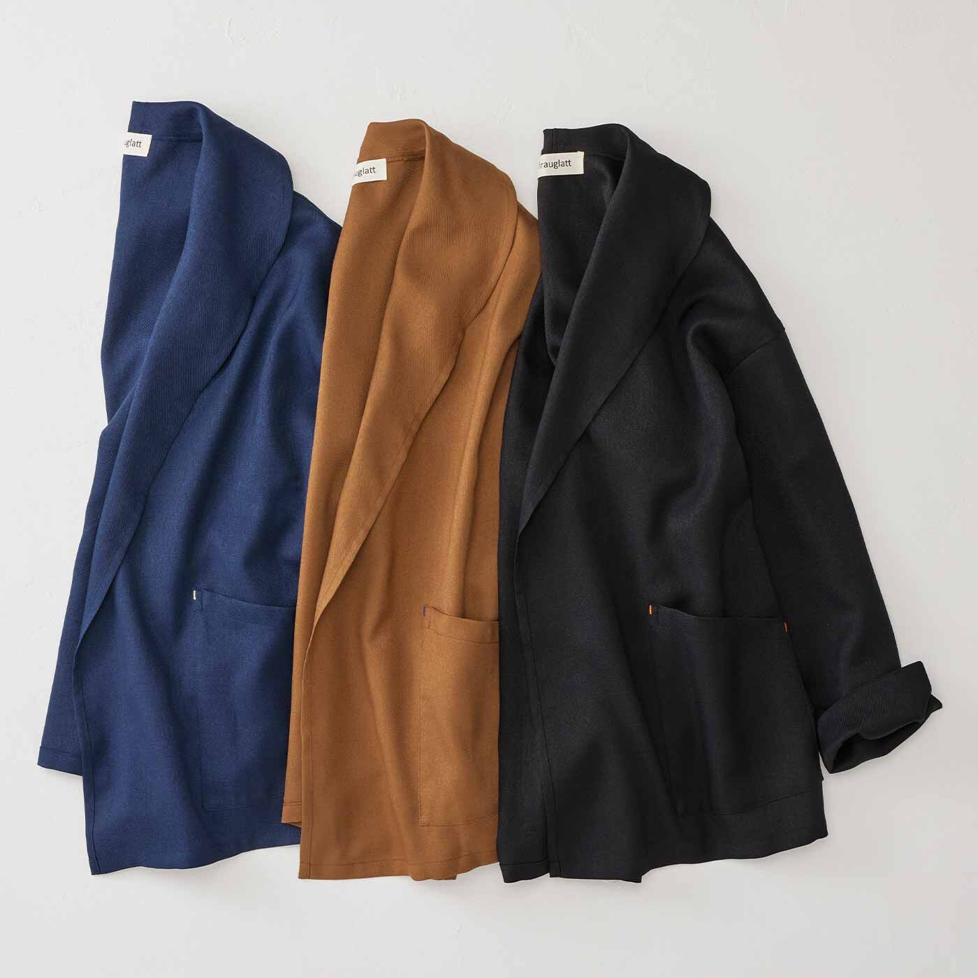 frauglatt［フラウグラット］|フラウグラット　ロングシーズン活躍♪ しなやか素材で仕立てた ジャケット風カーディガンの会