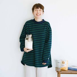 frauglatt | かるホカ裏起毛ボーダーチュニック