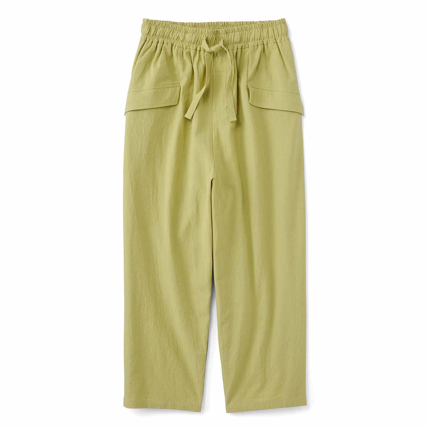 frauglatt［フラウグラット］|フラウグラット コットン100％でさらり軽やか 大人にちょうどいいベジカラーパンツの会|〈ライム〉