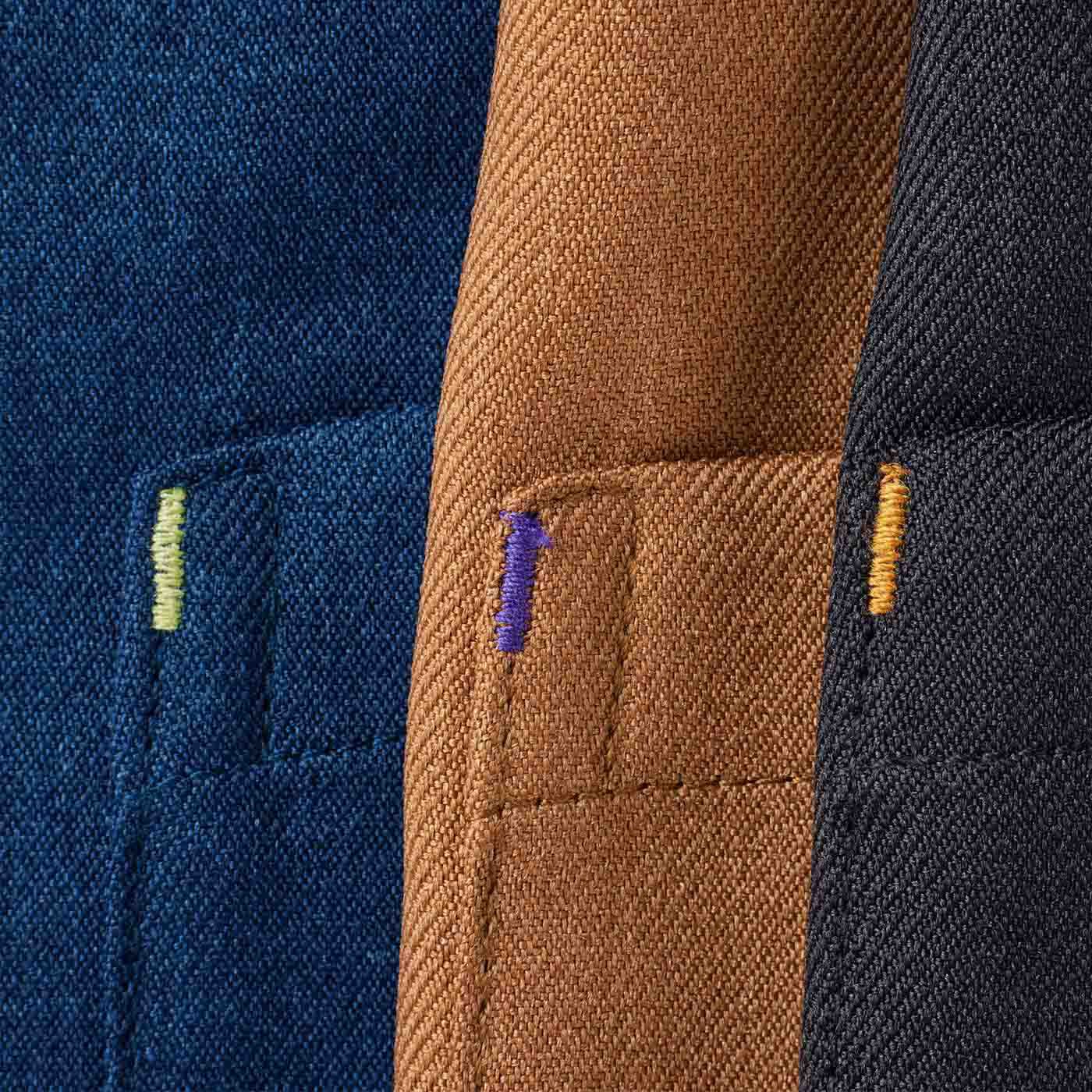 frauglatt［フラウグラット］|フラウグラット　ロングシーズン活躍♪ しなやか素材で仕立てた ジャケット風カーディガンの会|ポケット口の配色ステッチがアクセント。