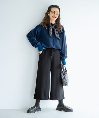 frauglatt［フラウグラット］ | セミワイドシルエットのかるホカ裏起毛パンツ