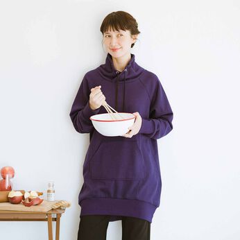 frauglatt | かるホカ裏起毛パーカー風チュニック