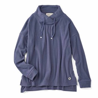 frauglatt | 伸びやかふんわりパーカー風トップス