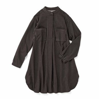 frauglatt | ｆｇシャツ見え伸びやかストライプチュニック