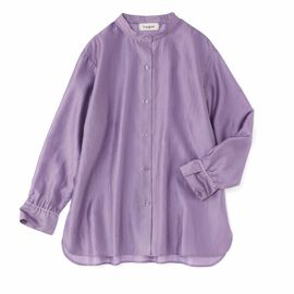 frauglatt | 上品に着こなせる艶やかシアーシャツ