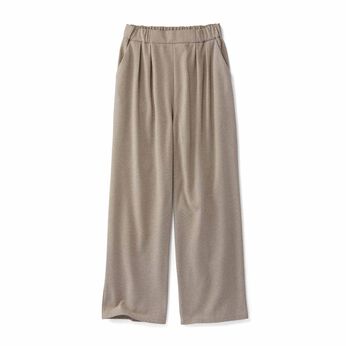 frauglatt | カットソーで着心地らくちんヘリンボーンセミワイドパンツ