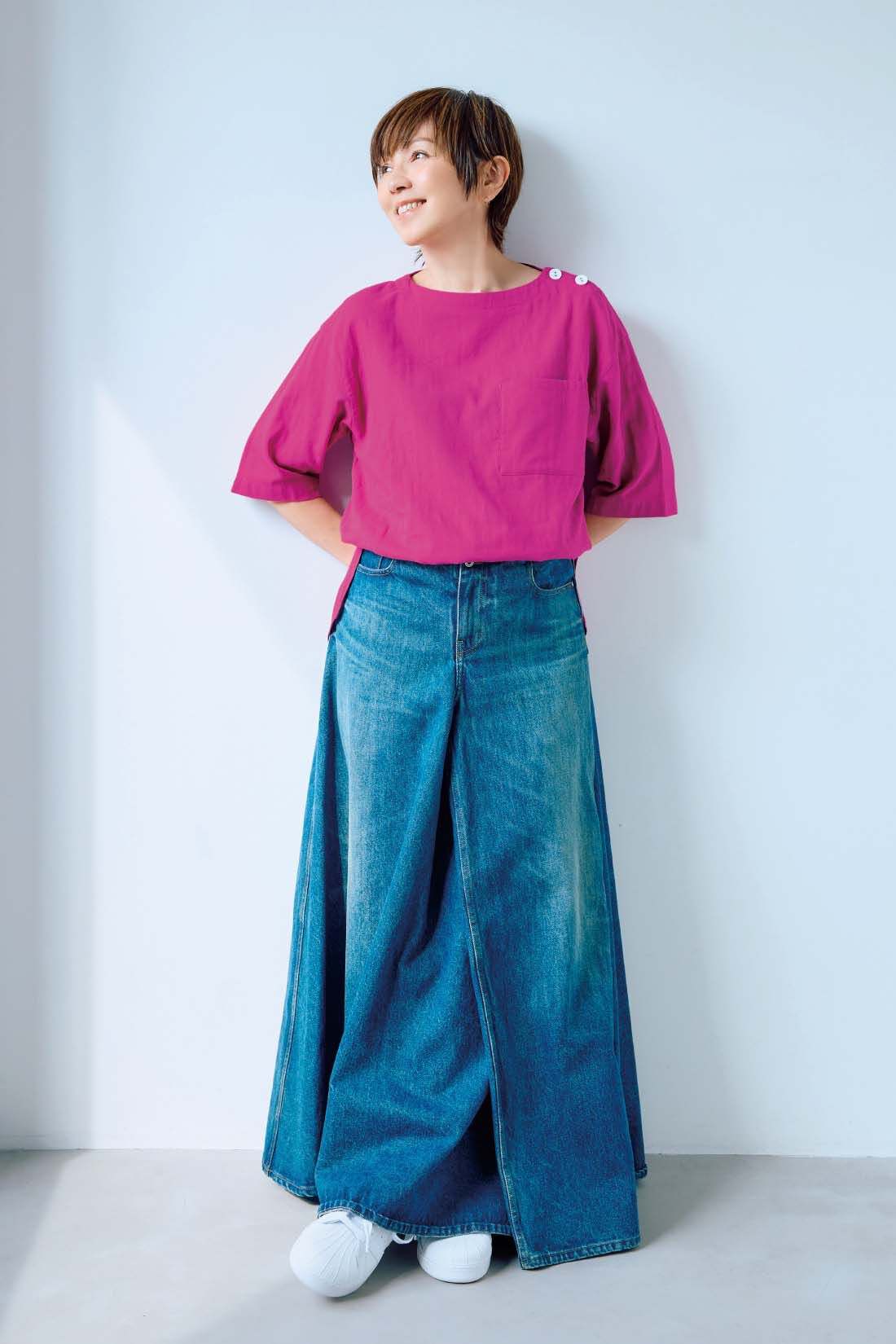 frauglatt［フラウグラット］|【6月分以降お届け】大人の女史会×frauglatt　ほどよい抜け感で自信をまとう 華奢（きゃしゃ）見えダブルガーゼトップス