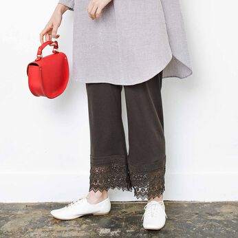 frauglatt［フラウグラット］ | 大人のすそレース カットソーレギパンツ