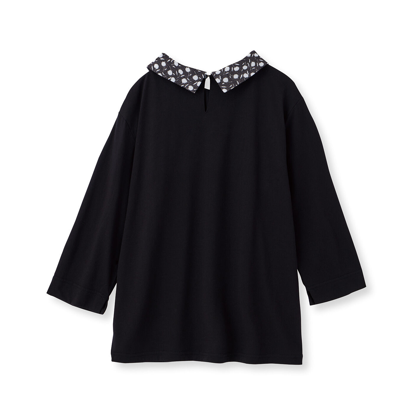 frauglatt［フラウグラット］|フラウグラット　首もと華やか♪ 小花柄衿のきれいめカットソートップス〈吸水速乾〉の会|BACK